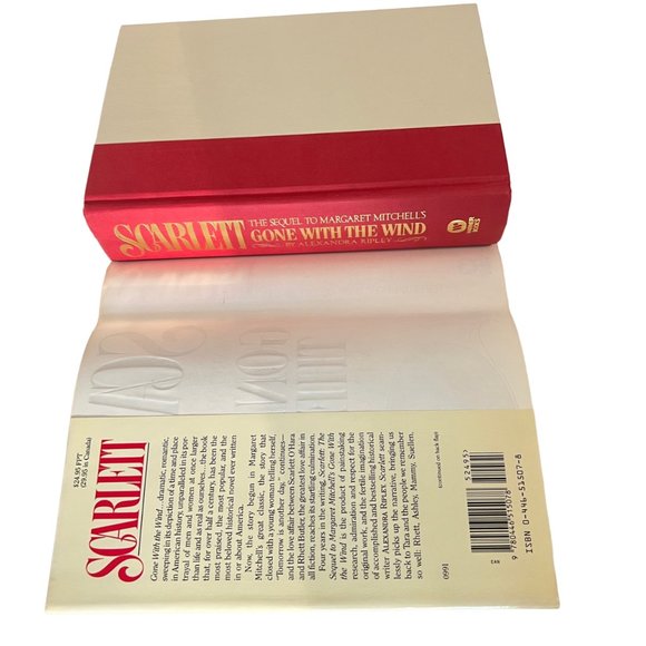 Vintage 1991 "Scarlett" Gone with the Wind- Hardcover- not used - Picture 4 of 14